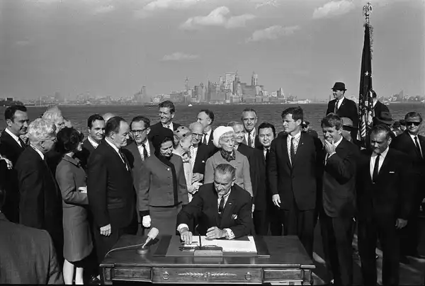 Mass immigration of Asian Americans to the United States after the 1965 Immigration Act (Hart-Cellar Act)